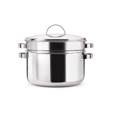 Imagem de Panela Espagueteira Inox Indução 5 Litros Escorredor Forma