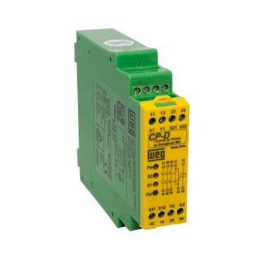 Imagem de Relé de Segurança CP-D 24VCC 3NA+1NF para Emergência Reset Manual Weg