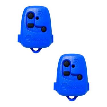 Imagem de Kit 2 Controle Remoto Peccinin Portão Eletrônico 3c 433mhz - Azul - ni