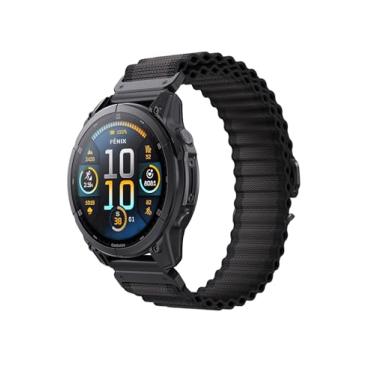 Imagem de Pulseira de relógio compatível com Garmin Fenix 5X/6X/7X/8 de 51 mm, Quickfit 26 pulseiras de relógio para Garmin Fenix 7X Pro Sapphire Solar/6X Pro/5X Plus, para Garmin Fenix 3, Tactix Delta