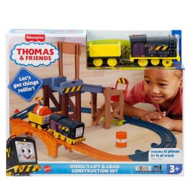 Imagem de Thomas e Seus Amigos Pista Elevação e Carga Diesel - Mattel