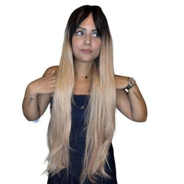 Imagem de Peruca Front Lace Lisa Com Franja Fibra Premium Futura 80cm - bbless, 
