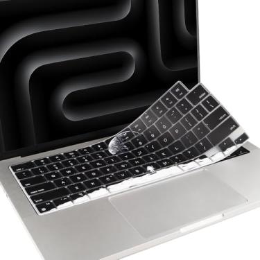 Imagem de Capa de teclado para MacBook Pro 14 (A3112 A3401 A3185 A2992 A2918 A2779 A2442) / Pro 16(A3403 A3186 A2991 A2780 A2485) / Air 13(A3113 A2681 ) / Air 15(A3114 A2941) M4 M3 M2 M1 Pro/Max (versão dos