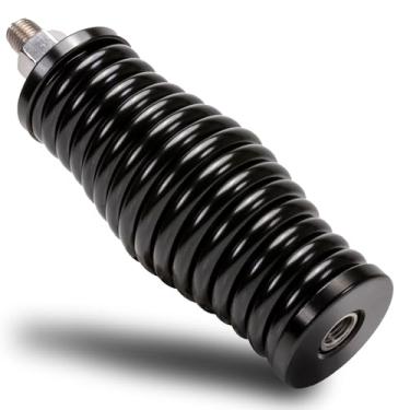 Imagem de True MODS Preto Heavy Duty Aço Inoxidável CB Antena de Rádio Base de Montagem de Mola [3/20.3 cm 24 Thread] para Offroad UTV ATV SxS Side-by-Side 4 Wheeler Polaris RZR Razor Can-Am Maverick X3 Semi