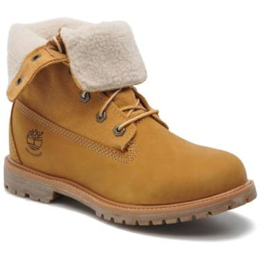 Imagem de Timberland Botas Femininas com Cadarço, Nobuck de trigo, 6