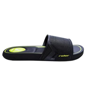 Imagem de Chinelo Slide Rider Start Masculino Confortável com Gáspea Texturizada e Design Esportivo (Preto, BR, Adulto, Numérico, 40)