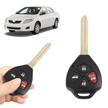 Imagem de Boxonly Controle remoto sem chave para carro 314MHz GQ4-29TG compatível com Toyota Corolla 2010 2011 2012, substituição para FCC ID GQ4-29TG, números de peça RSM222, 89070-02270, 4D-67, inclui bateria