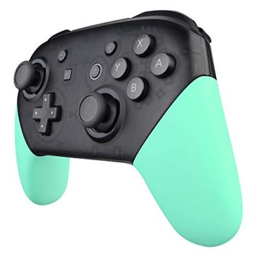 Imagem de Cabo de substituição eXtremeRate para controle Nintendo Switch Pro, capa de mão DIY para Nintendo Switch Pro – controle não incluído, Mint Green