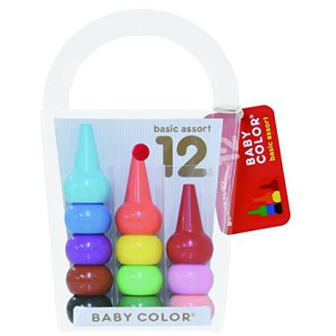 Imagem de Aozora Baby Color Stackable Crayon Bit - 12 Basic Color Set (Japan Import)