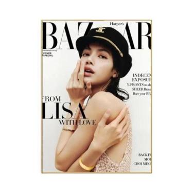 Imagem de Lisa Blackpink Kpop Adesivo De Parede Decoração Vintage Para Sala De E