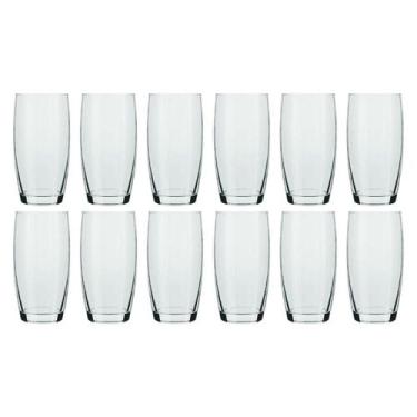 Imagem de Jogo De Copos Nadir Long Drink Oca 400Ml Vidro Com 12 Peças