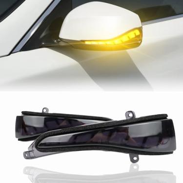 Imagem de PGTOPONE Conjunto de fita de seta de luz de seta de LED sequencial dinâmico Blink LED kit de lâmpada de luz de estacionamento para Infiniti Q50 Q60 Q70 QX30 espelhos retrovisores laterais indicador de