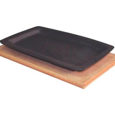 Imagem de Chapa Tepan de Ferro Fundido com Aparador - RIG FUNDIDOS