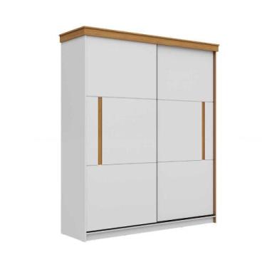Imagem de Guarda Roupa Solteiro 1,9m x 2,2m Portas de Correr 100% MDF - Móveis P