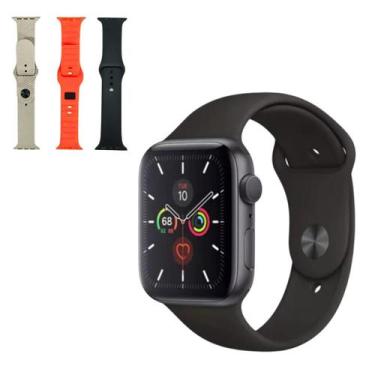 Imagem de Relógio Smartwatch 45mm Com 03 Pulseiras W9 Max - Altomex, Preto