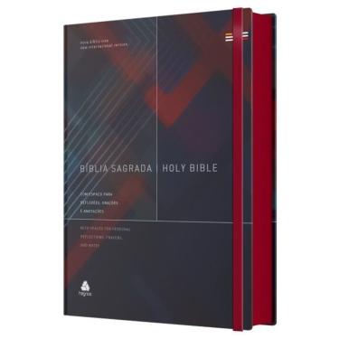 Imagem de Bíblia Sagrada Holy Biblie - Bilíngue - Português e Inglês - Union