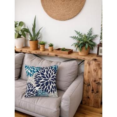 Imagem de Capas de almofada decorativas florais para quarto, sofá, sala de estar, cinza, 48 x 44 cm