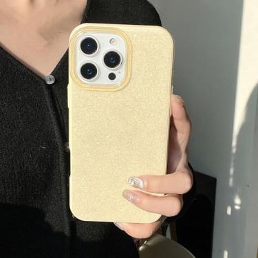 Imagem de HTVJFX Capa de celular luxuosa com glitter brilhante e geleia para iPhone 16 Pro Max (capa macia para iPhone 16 Pro Max/08)