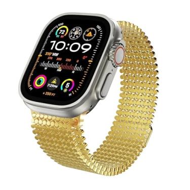 Imagem de XNWKF Pulseira para Apple Watch Ultra 2 1 de 49 mm, 46 mm, 45 mm, 44 mm, 40 mm, 41 mm e 42 mm, para IWatch séries 10, 9, 8, 7, 6, 5, 4 e Se, S10-42mm, Ágata