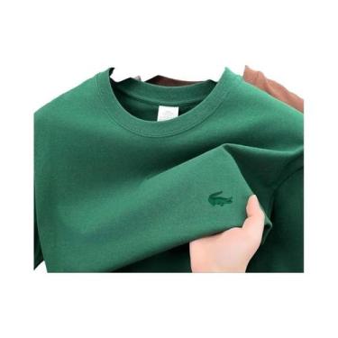 Imagem de Camiseta Masculina 100% Algodão Com Estampa De Animais, Manga Curta, C