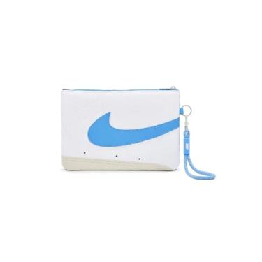 Imagem de Nike Icon Blazer Bolsa de mão carteira grande para documentos com alça azul celeste, branca/azul claro