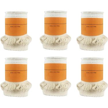 Imagem de Pavio De Substituição 65mm Fogão A Querosene Para Interior Exterior, Fogão A Querosene Aquecedor A Querosene, Aquecedores A Querosene Pavio De Reposição, 6pcs