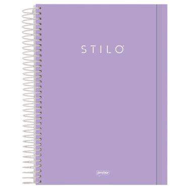 Imagem de Caderno Universitário 1M PP 80F Stilo Lilás Pastel 6886177- Jandaia