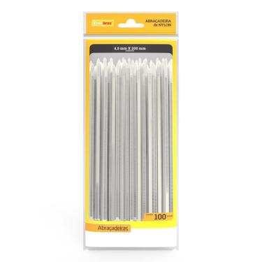 Imagem de Abraçadeira De Nylon 4,5Mm X 200Mm Branco - Enerbras - A45-
