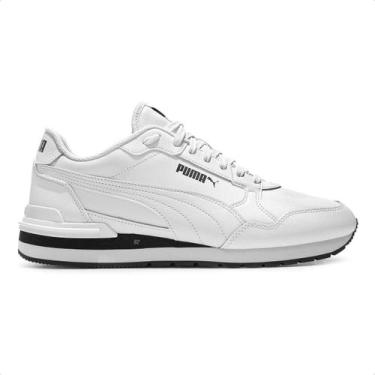 Imagem de Tênis Puma St Runner V4 L Masculino, 42, Branco, Preto