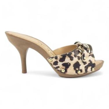 Imagem de Tamanco Tchocco Salto Fino Detalhe Corrente-Feminino