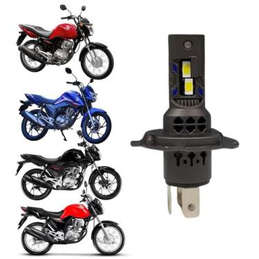 Imagem de Lâmpada Farol Moto Honda CG150 160 UltraLed Headlight H4 Nano Pk20 Per
