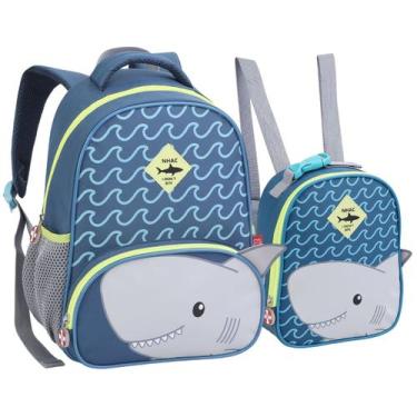 Imagem de Kit Mochila Pequena E Lancheira Térmica Infantil Escola Creche 0 a 4 A