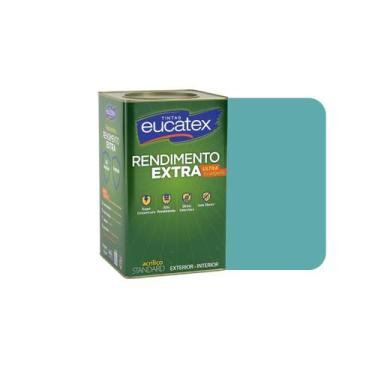 Imagem de Tinta Eucatex 18L Fosco Parede Alto Rendimento Alta Cobertura, Verde p