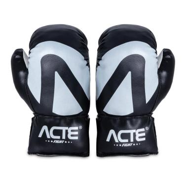 Imagem de Luva de Boxe e Muay Thai Infantil, Preto e Branco, P22, Acte Sports