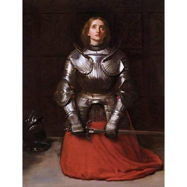 Imagem de Santhatela - Joana d'Arc de John Everett Millais - 50x66 - Tela Canvas Para Quadro