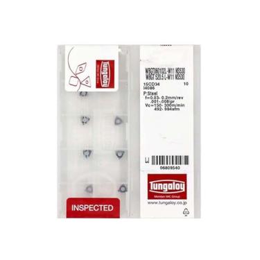 Imagem de Inserção de torneamento TUNGALOY 100% original WBGT WBGT06 WBGT0601 WBGT060102L W11 WBGT060102L-W11 NS530