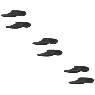 Imagem de 6 pares de inserções para correção de calcanhar, corretor de postura de perna, almofadas de calcanhar para fascite plantar, tapete de sapato de gel, palmilhas para salto, palmilha de correção de calca