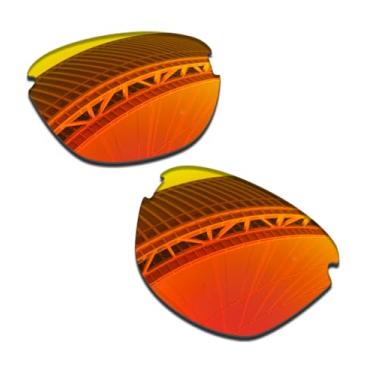 Imagem de LenzProse Lentes de reposição polarizadas de 1,5 mm para óculos de sol Oakley Frogskins Lite OO9374 63 mm, antiarranhões | Ajuste perfeito