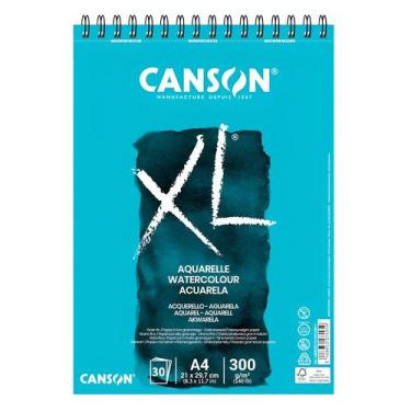 Imagem de Bloco Espiralado Canson Xl Aquarelle 300g/m² A4