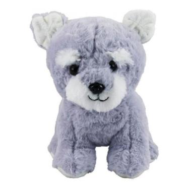 Imagem de Cachorro Schnauzer Cinza 25cm - Pelúcia - Foffy