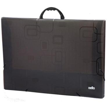 Imagem de Maleta Plástica com ALÇA Dellofine A3 Fumê