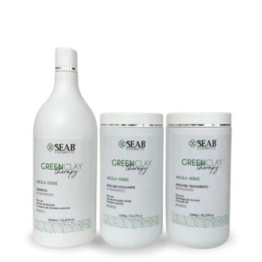 Imagem de Kit Terapia Capilar Detox Argila Verde Profissional - Seab Cosmetic