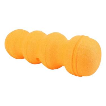 Imagem de Rolo de Exercício Muscular Epp de Alta Densidade, Aperto Seguro, Yoga, Sulco, para Homens, Mulheres, Treinamento Fitness, Pilates (Laranja)