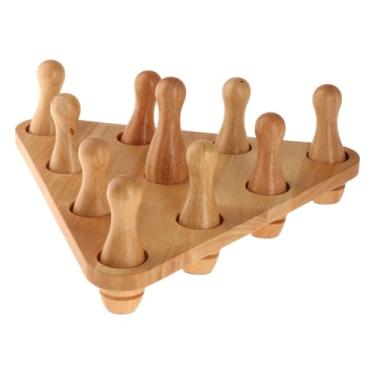 Imagem de menolana 10x Conjunto de pinos de boliche de shuffleboard para mesa de shuffleboard Jogo de boliche de shuffleboard para festa Família Homens Mulheres Meninos