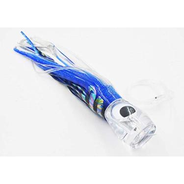 Imagem de Isca de pesca: isca de pesca, isca de jogo grande!! Água salgada, durável, modelador Chugger, 15 cm. Vem totalmente equipado e pronto para ir! Ótimo para trollar para Mahi Mahi, Atum, Wahoo!