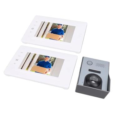 Imagem de de Campainha de Vídeo Com Tela TFT de 7 Polegadas Com Câmera Grande Angular, Intercomunicador Dual Way para Vilas, Casas e Escritórios (Plugue UE)