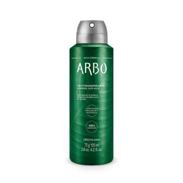 Imagem de O BOTICARIO ARBO DES ANTITRANSPIRANTE AEROSOL 75g 125ml - BOTICÁRIO