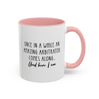 Imagem de Caneca de café Arbiter engraçada, presente exclusivo para amantes de café, decoração de mesa, humor administrador, perfeita para advogados