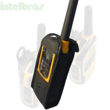 Imagem de Kit 6 Capas Couro para Walkie Talkie Intelbras RC4100 RC4102 - Lellis 