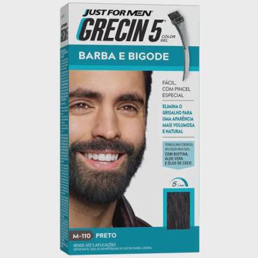 Imagem de Grecin 5 Barba e Bigode Preto